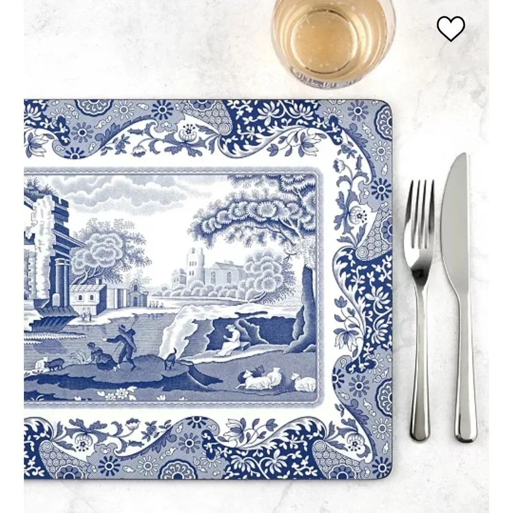 Pimpernel Spode Blue Italian CorkBacked Board Placemats Set of 3